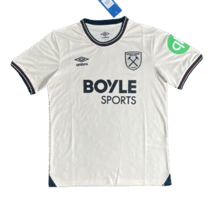 25/26 West Ham United away jerseys